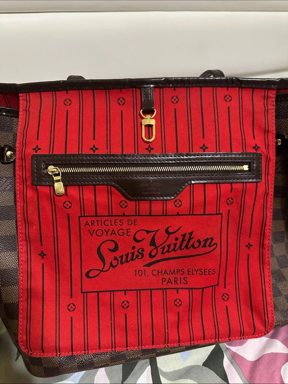 Louis Vuitton Damier Ebene Neverfull MM